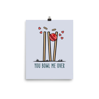 You bowl me over Matte Print by The Cute Pista