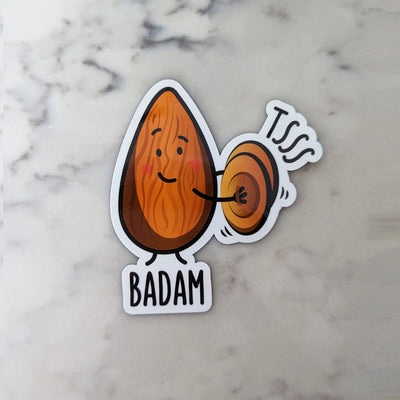 Badam Tsss Magnet by The Cute Pista