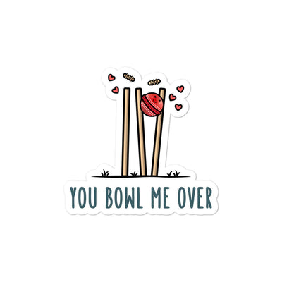 You Bowl me over Sticker by The Cute Pista