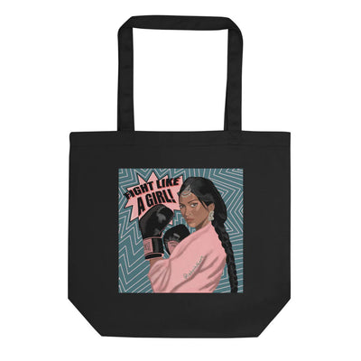 Fight like a Girl Tote Bag by Labyrinthave