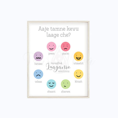 Bilingual Feelings & Emotions Poster by Taari Maa