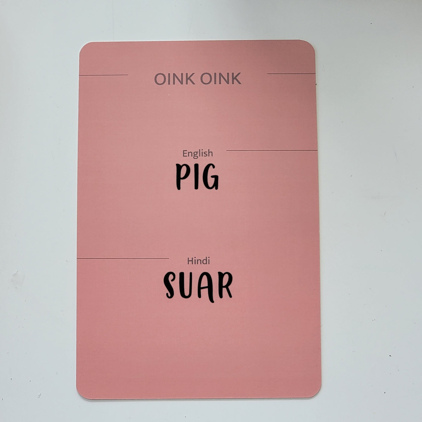 Hindi-English Flash Cards Bundle