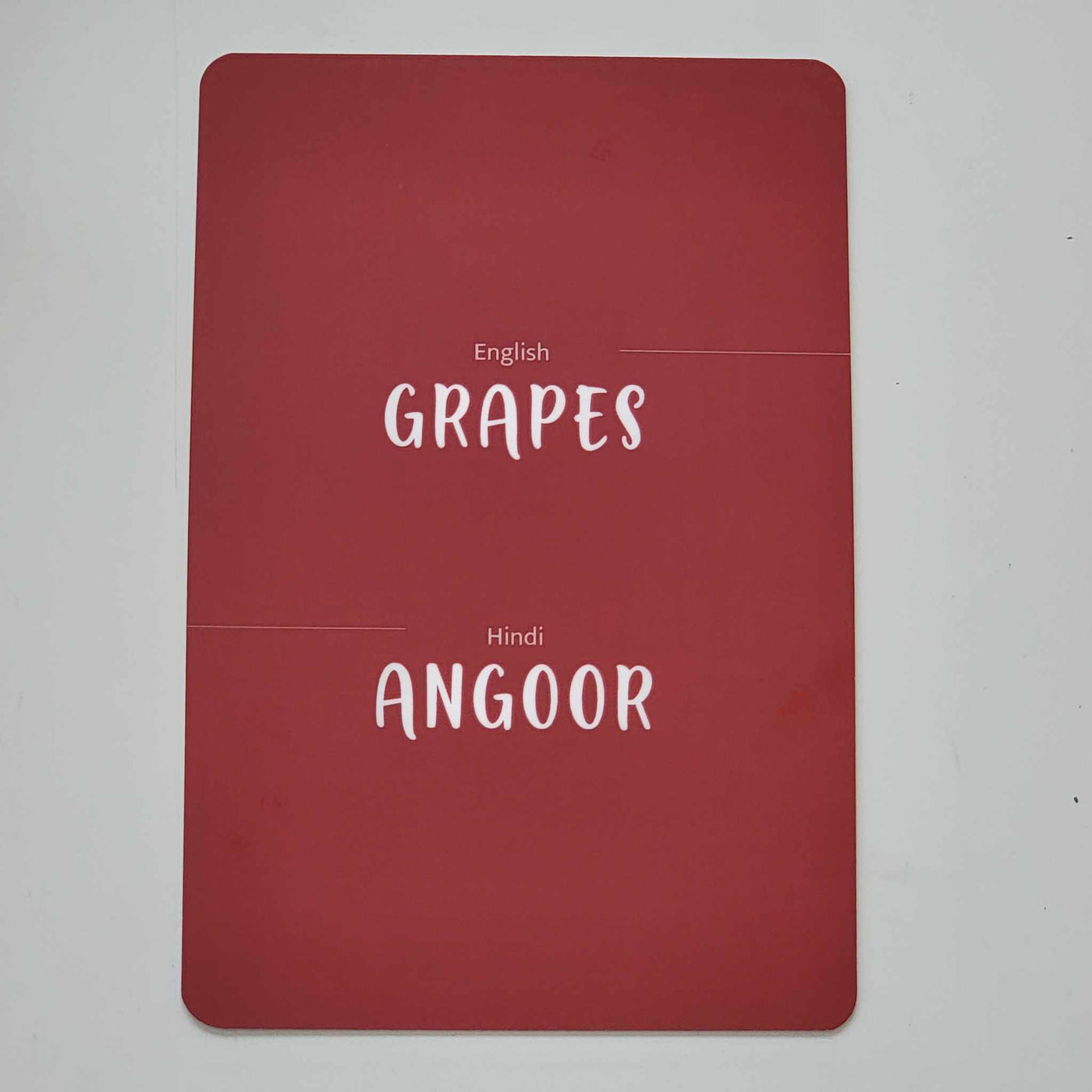 Hindi-English Fruits & Nuts Flash Cards: Best Language Learning Tools