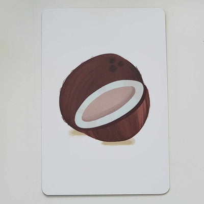 Hindi-English Fruits & Nuts Flash Cards: Best Language Learning Tools