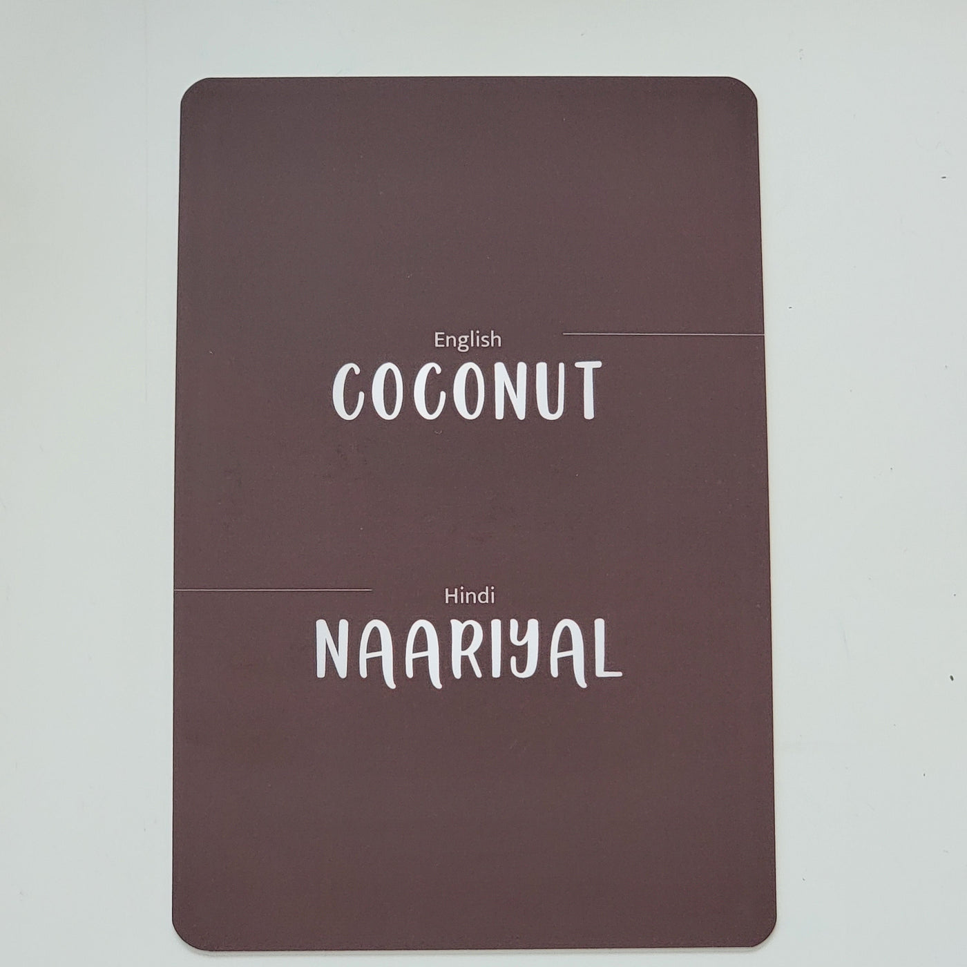 Hindi-English Fruits & Nuts Flash Cards: Best Language Learning Tools