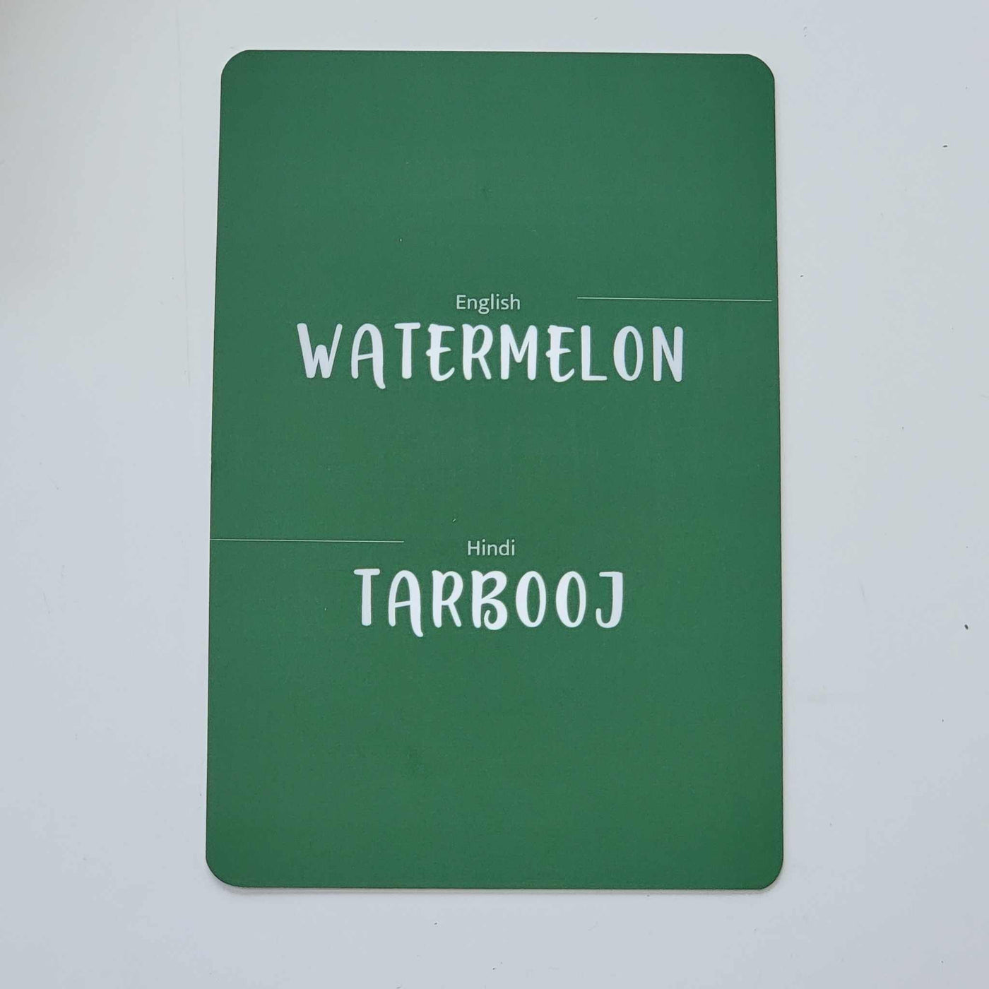 Hindi-English Fruits & Nuts Flash Cards: Best Language Learning Tools