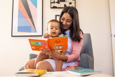 "My First Hindi Words!" Board Book Gift Set