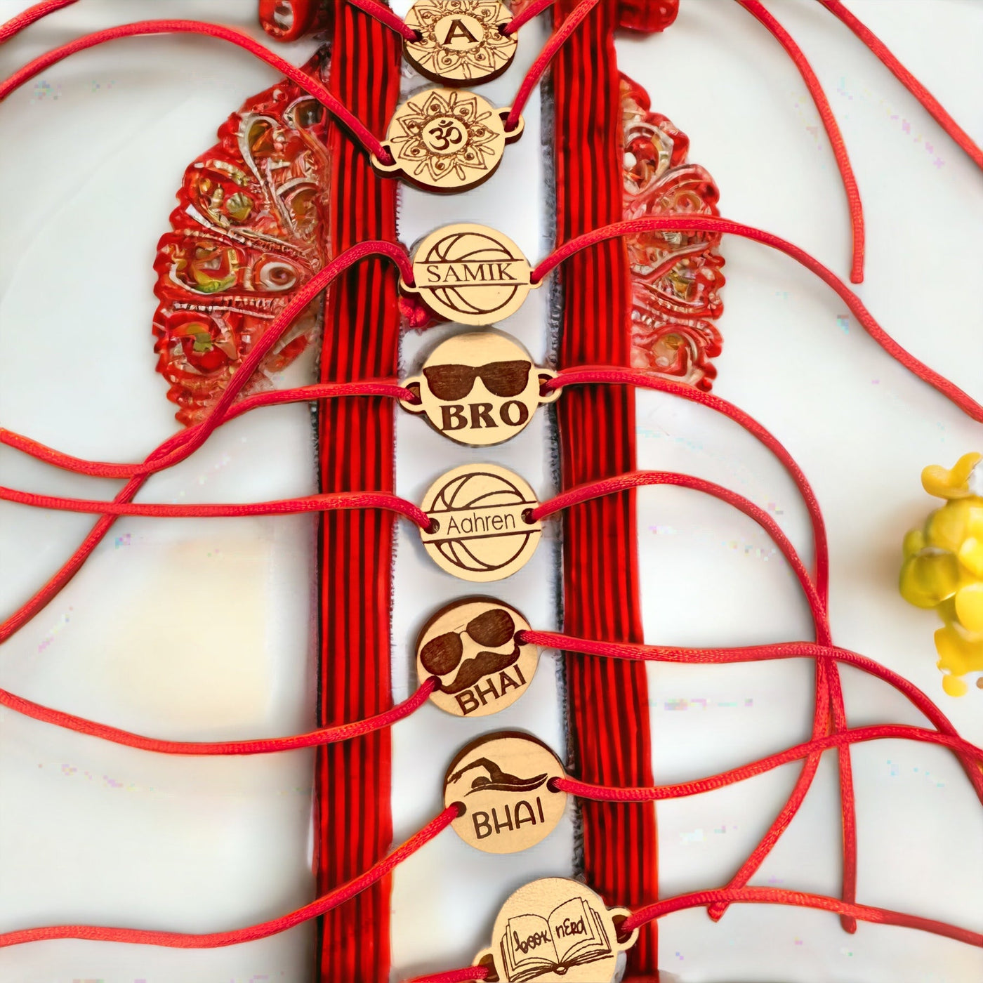 ForeverTies - Rakhi Sunglass Moustache Bhai