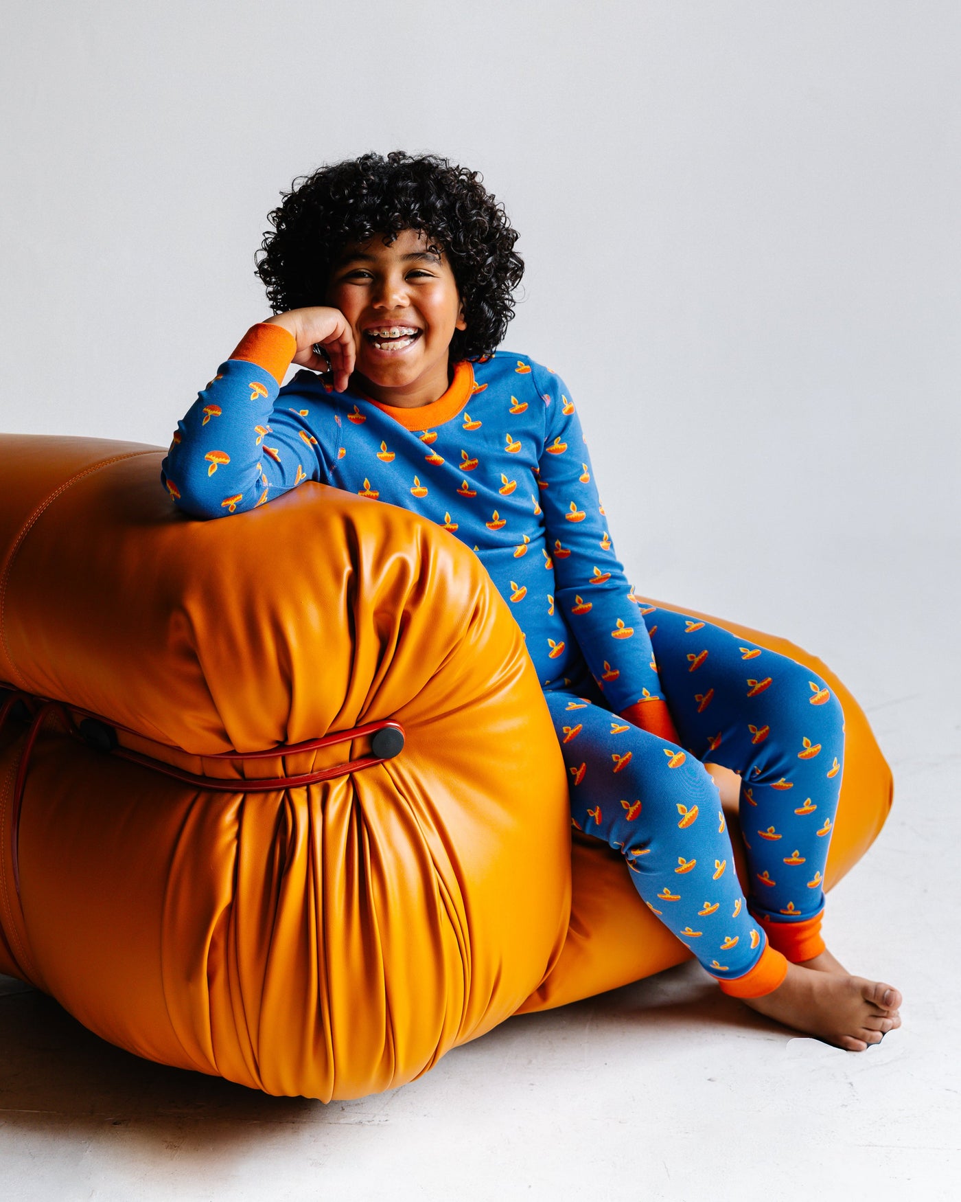 Big Kid Pajama Set – Blue Diya