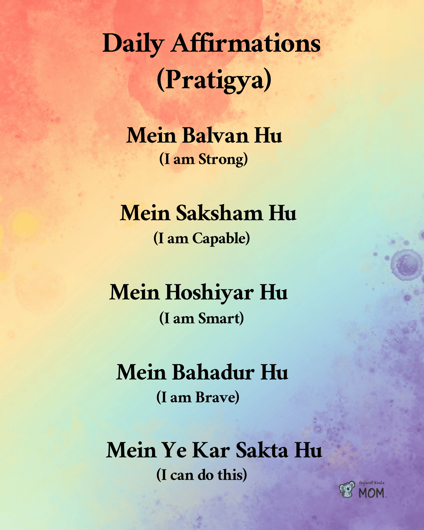 Hindi Bundle with Affirmations