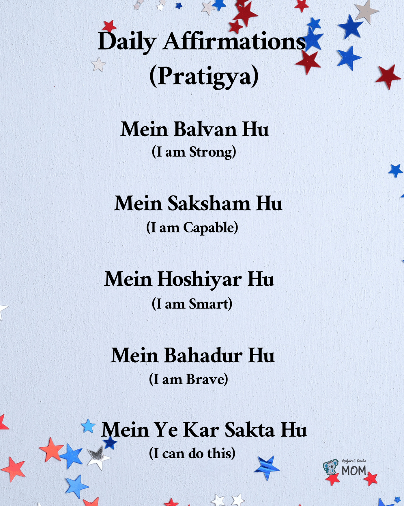 Hindi Bundle with Affirmations
