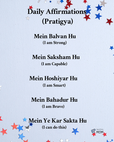 Hindi Bundle with Affirmations