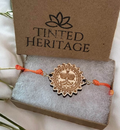 The Cool Sun – Madhubani-Inspired Rakhi