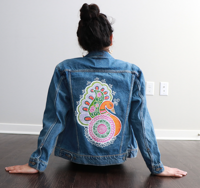 Peacock Denim Jacket