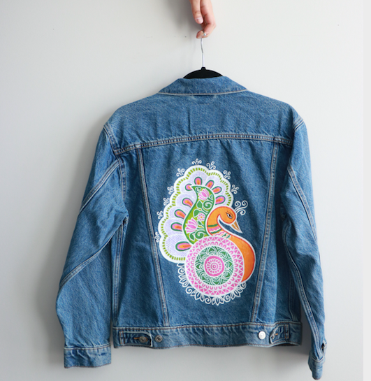 Peacock Denim Jacket