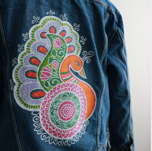 Peacock Denim Jacket