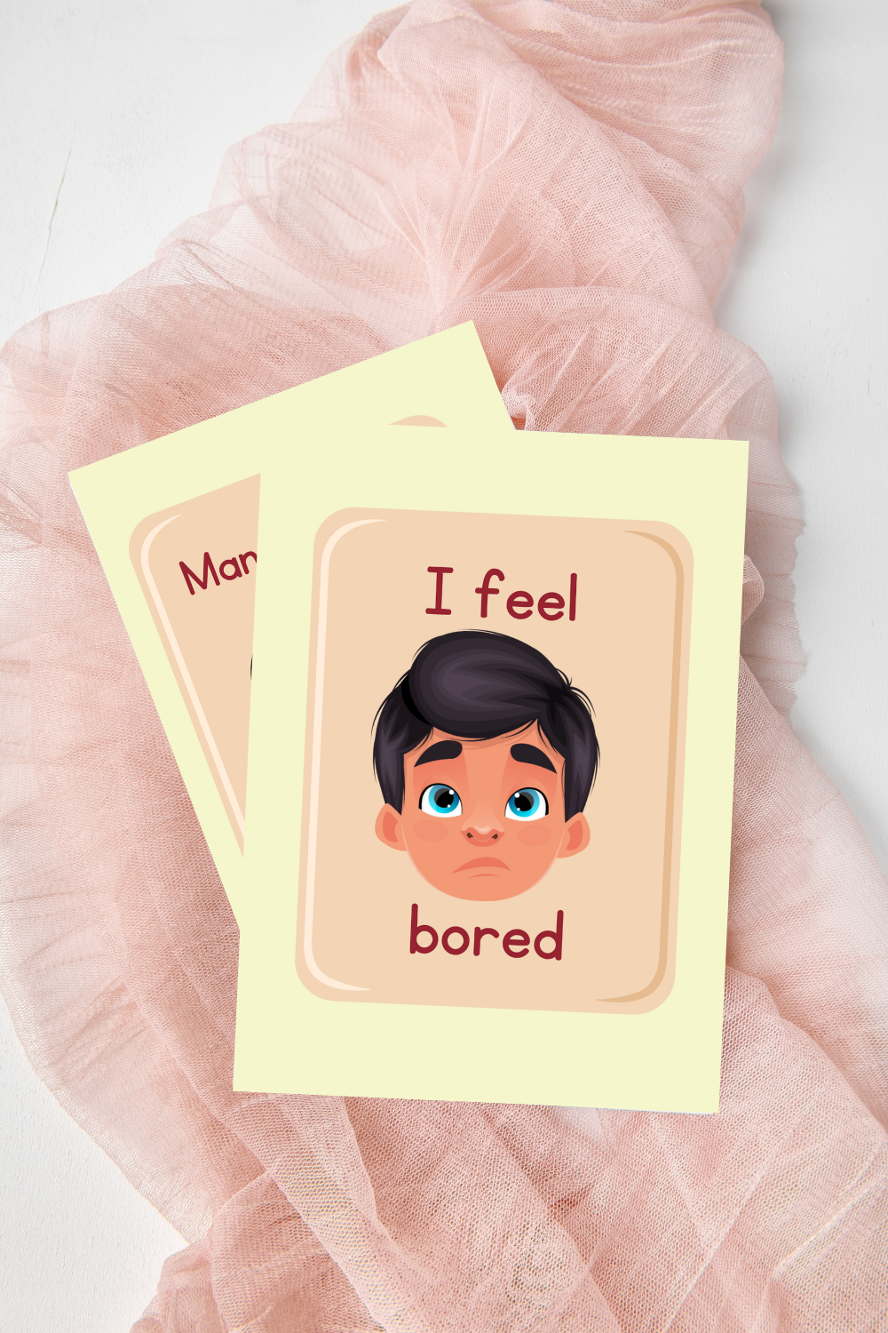 English-Gujarati Emotion Flash cards
