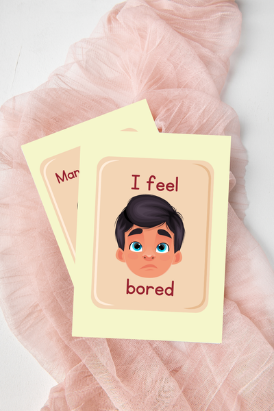 English-Gujarati Emotion Flash cards
