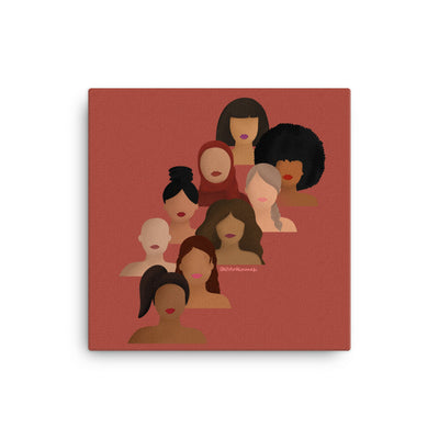 Diverse Women Empowerment Canvas