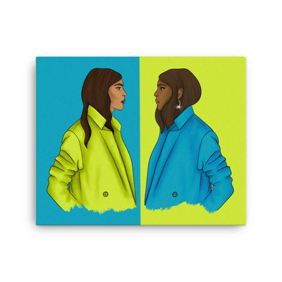 Twin Flame Canvas