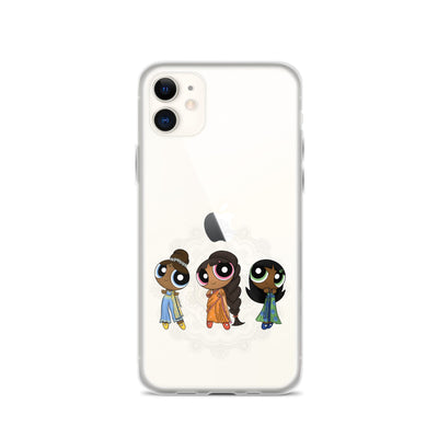 Powerpuff Girls Clear iPhone Case