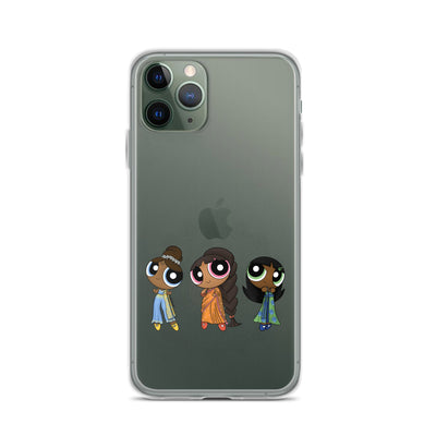 Powerpuff Girls Clear iPhone Case