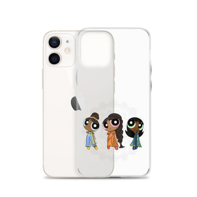 Powerpuff Girls Clear iPhone Case