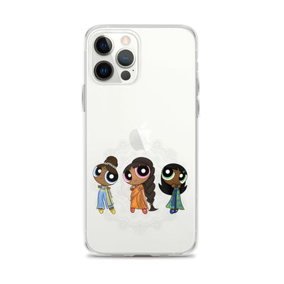 Powerpuff Girls Clear iPhone Case