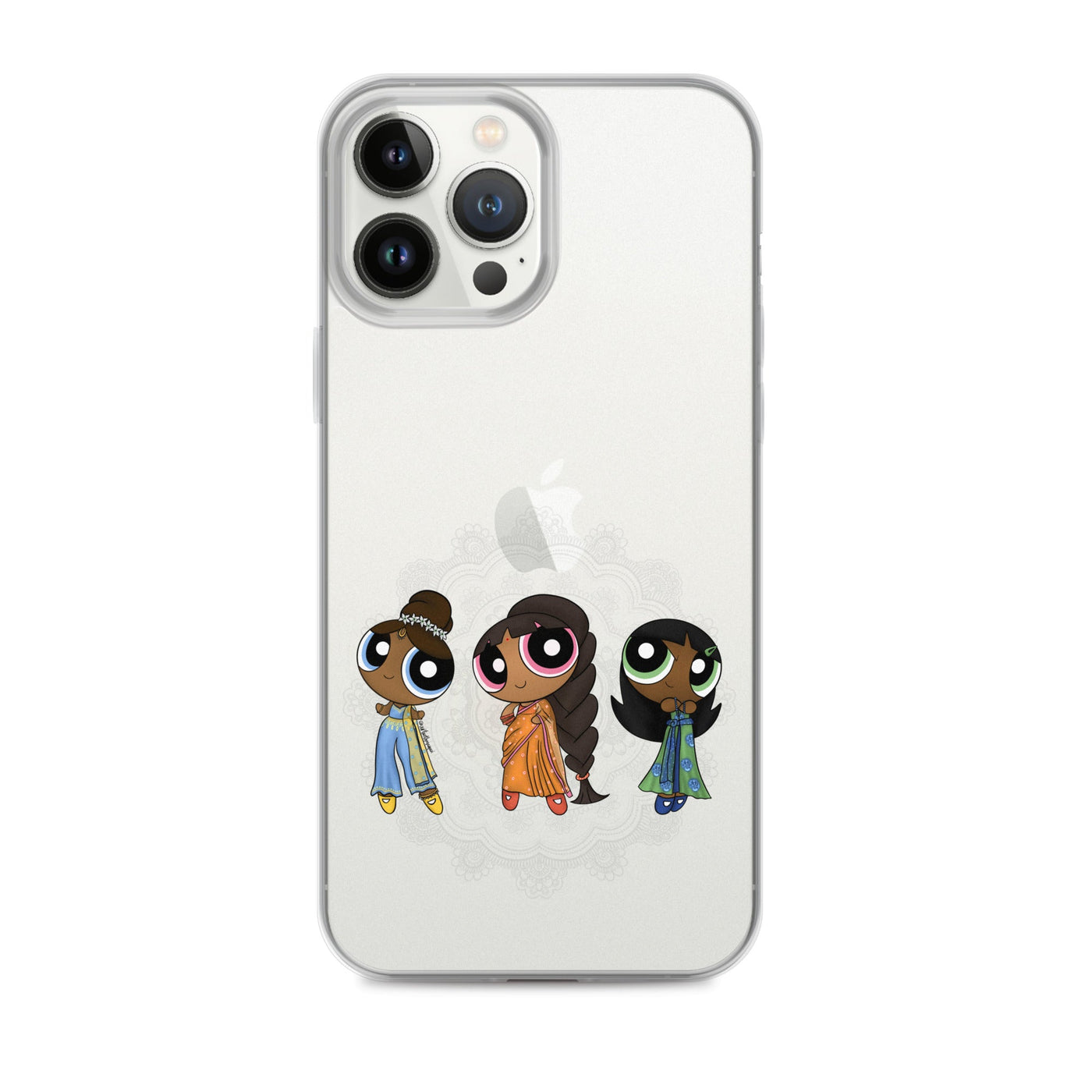 Powerpuff Girls Clear iPhone Case
