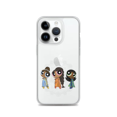 Powerpuff Girls Clear iPhone Case