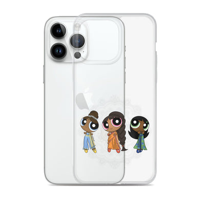 Powerpuff Girls Clear iPhone Case