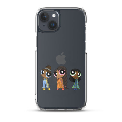 Powerpuff Girls Clear iPhone Case