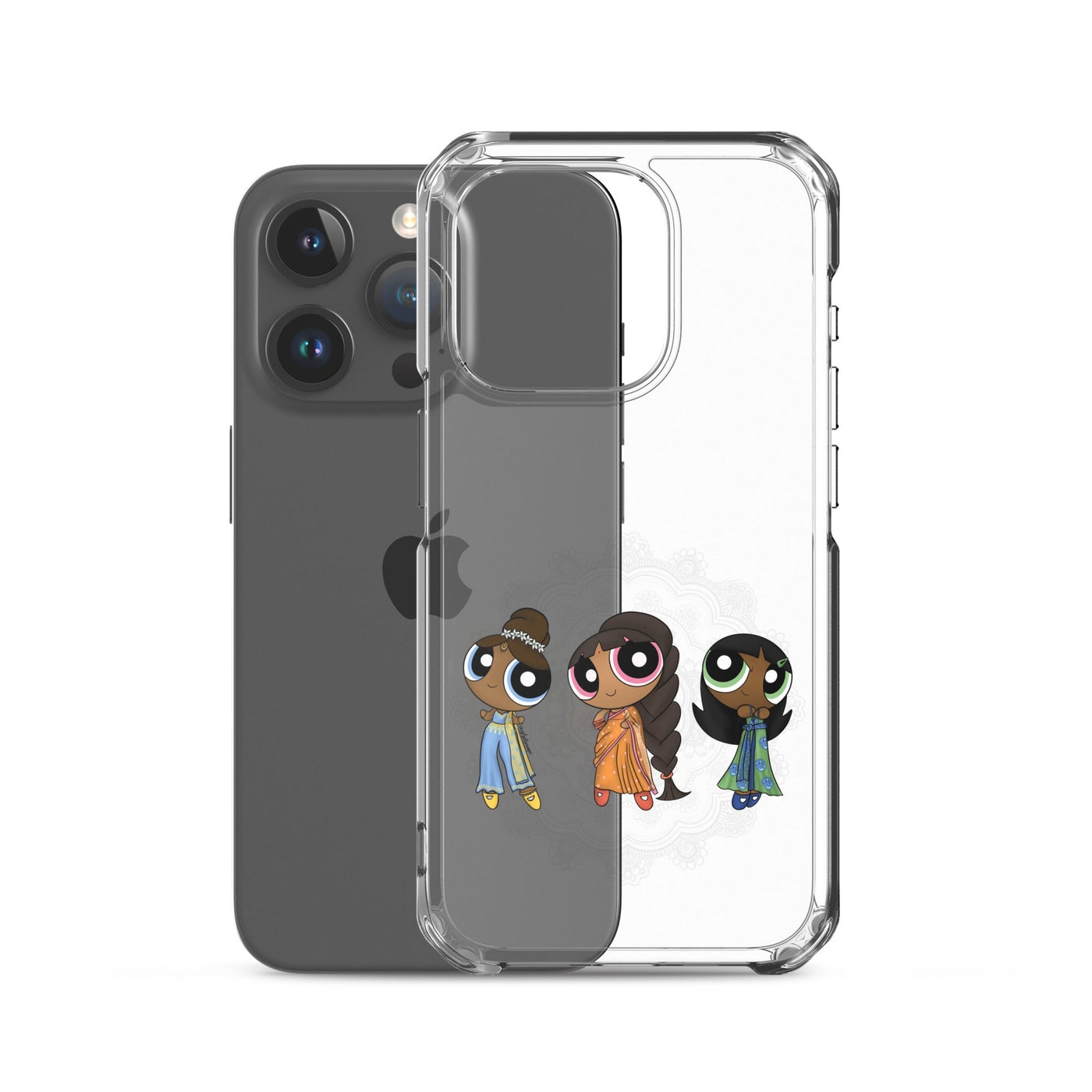 Powerpuff Girls Clear iPhone Case