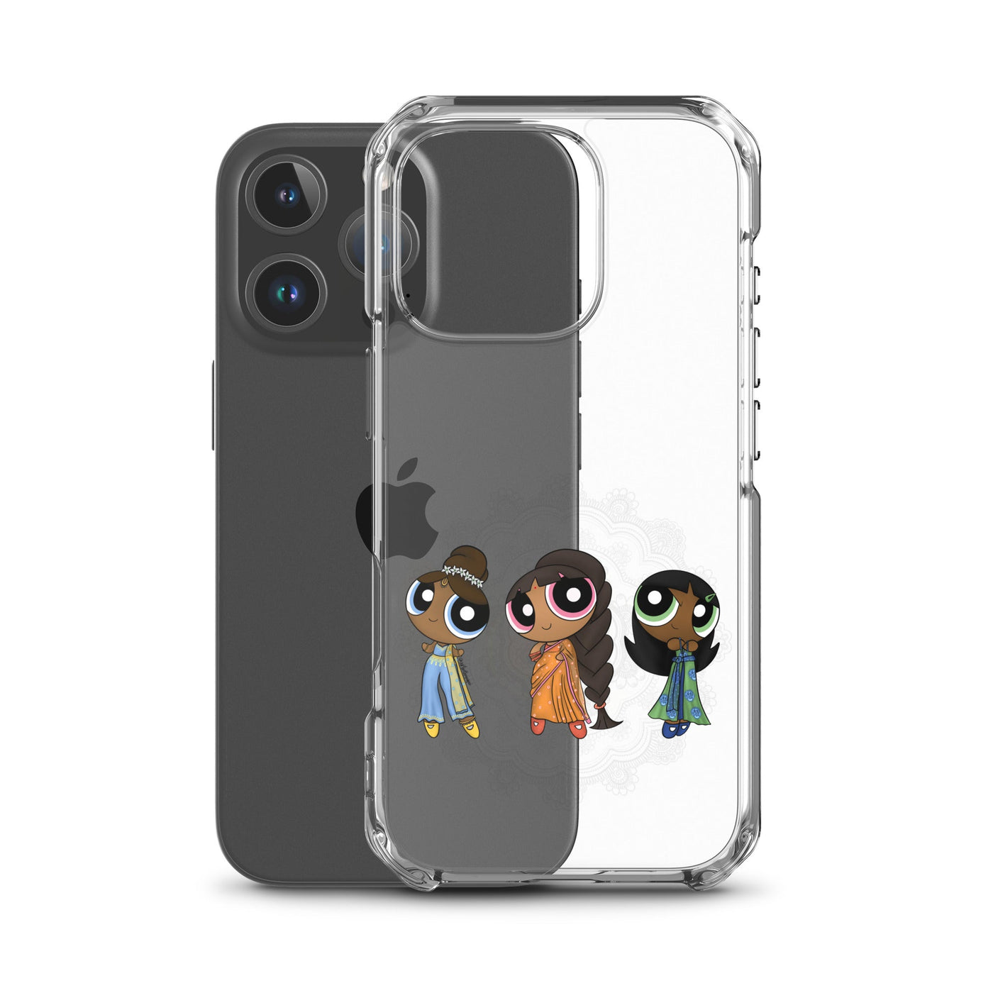 Powerpuff Girls Clear iPhone Case