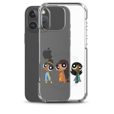Powerpuff Girls Clear iPhone Case