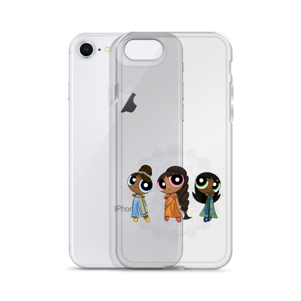 Powerpuff Girls Clear iPhone Case