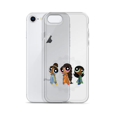 Powerpuff Girls Clear iPhone Case