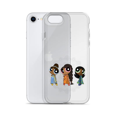 Powerpuff Girls Clear iPhone Case