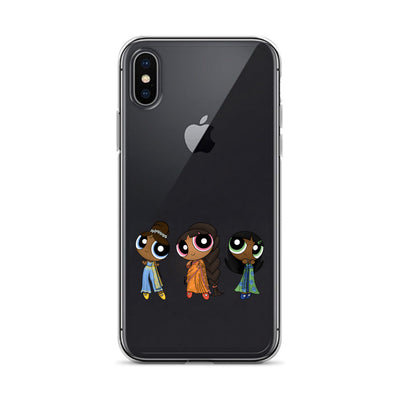 Powerpuff Girls Clear iPhone Case