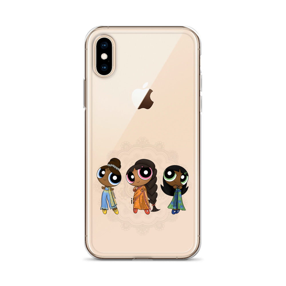 Powerpuff Girls Clear iPhone Case