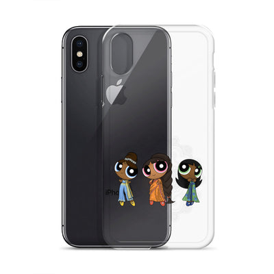 Powerpuff Girls Clear iPhone Case