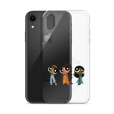 Powerpuff Girls Clear iPhone Case