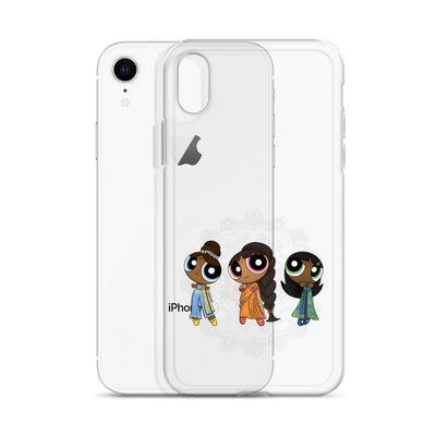 Powerpuff Girls Clear iPhone Case