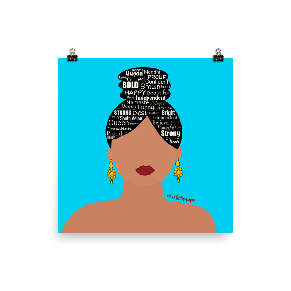 Positive Hair Print