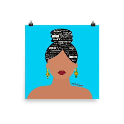 Positive Hair Print