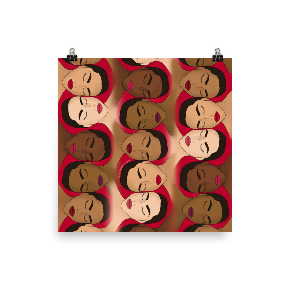 Shades of Brown Print