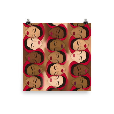 Shades of Brown Print