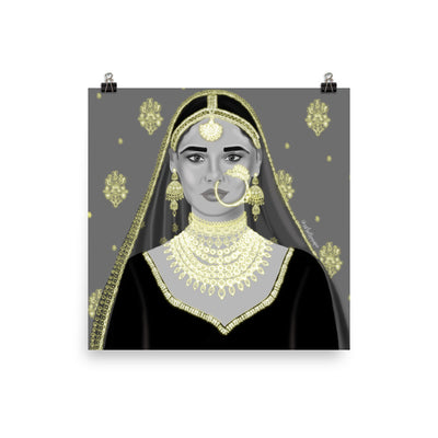 Gold Jewelry Rani Print