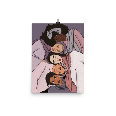 Women Empowerment Print: Pinks