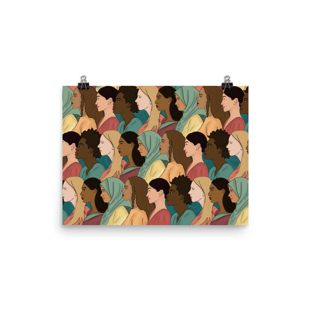 Side View Women Empowerment Print